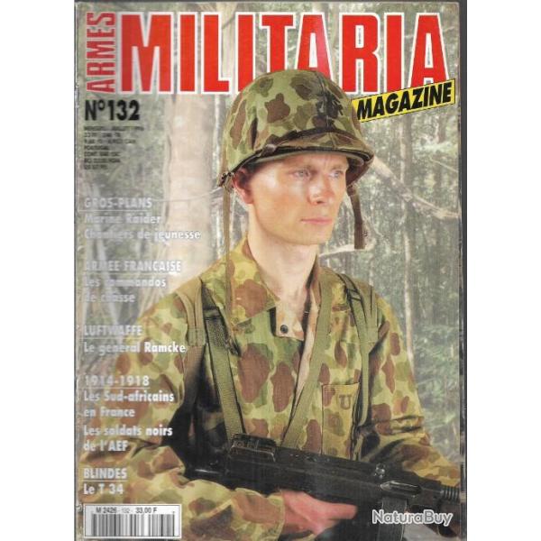 Militaria magazine 132 le t 34, commandos de chasse, ramcke, armures l�g�res de l'arm�e gb 1940-45