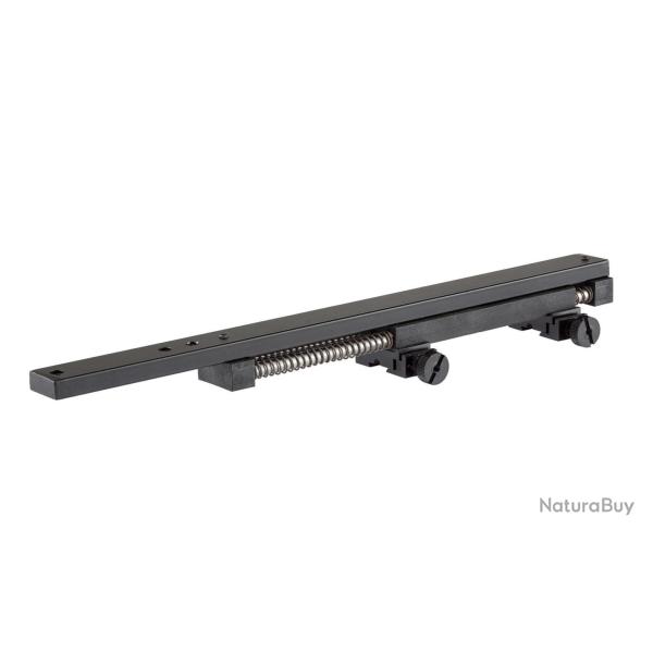 Montage amortisseur universel noir rail 11 mm