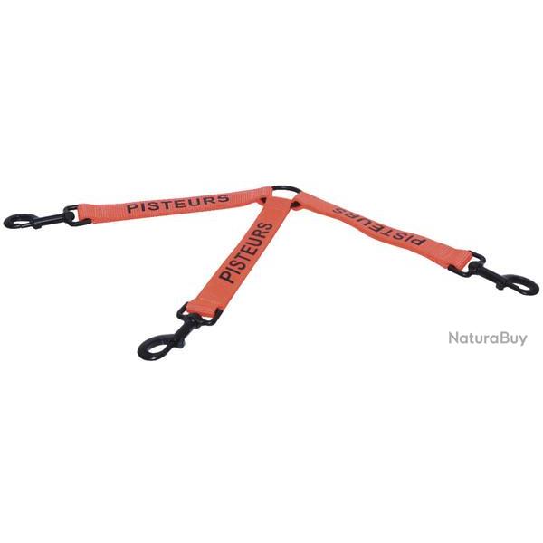 TRIPLEUR PISTEURS NYLON ORANGE 20CM X 25MM