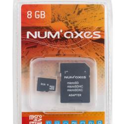 Carte m&eacute;moire Micro SD 8 Go