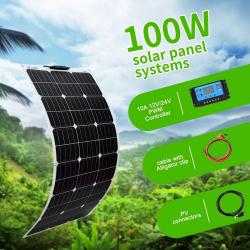 Kit Panneau Solaire Flexible 12/24v-Kit 100W 10A 20260729082512