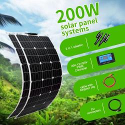 Kit Panneau Solaire Flexible 12/24v-Kit 200W 20A 20260729082512