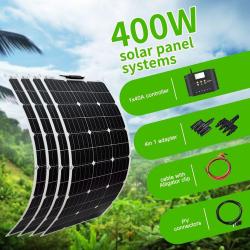 Kit Panneau Solaire Flexible 12/24v-Kit 400W 40A 20260729082512