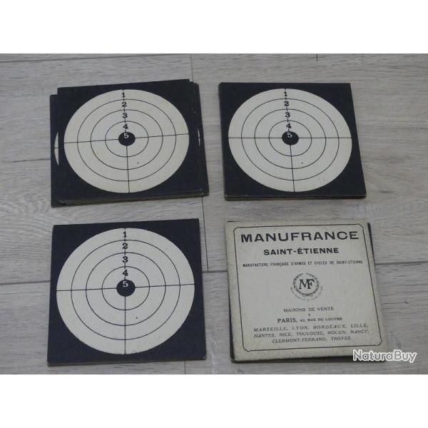 lot de 40 cibles Manufrance