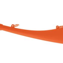 Corne d'appel 25 cm ABS orange fluo - Elless