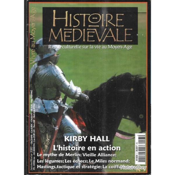 histoire m�di�vale 5 le mythe de merlin, les �checs, kirby hall, costume la coiffure, 1066 guillaume