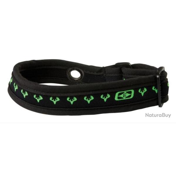 Dragonne d'Arc Easton Deluxe Neoprene Whitetail Noir-Vert