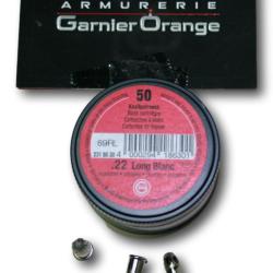 CARTOUCHE A BLANC 22LR GECO BTE 50