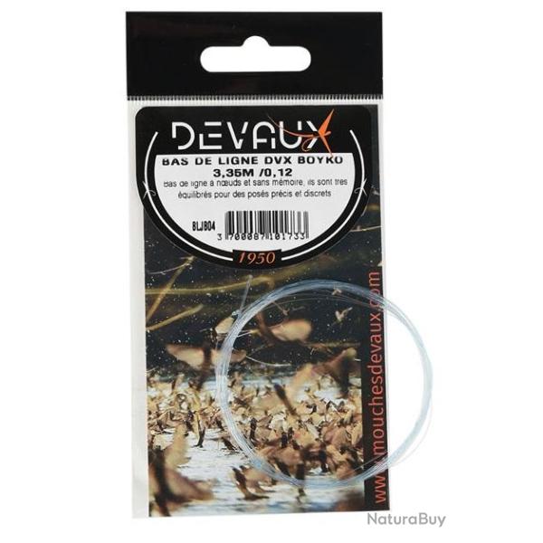 BAS DE LIGNE A NOEUD DVX BOYKO 3.35M 0.12mm