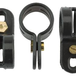 Bagues d'attache en plastique oie.vert fluo - Diam&egrave;tre 16 mm