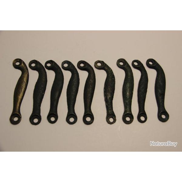 CONTRE PLATINE  DE FUSIL  ANGLAIS BROWN -BESS  DE  FOUILLE  1ER EMPIRE