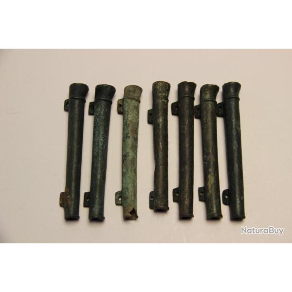 EMBOUCHOIR DE  BAGUETTE  DE FUSIL  ANGLAIS BROWN -BESS  DE  FOUILLE  1ER EMPIRE