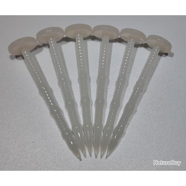 Lot de 6 Clous pour Blason Target Club  Boss Worm (Foam Target)
