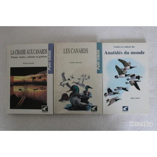 Lot 3 ouvrages chasse aux canards