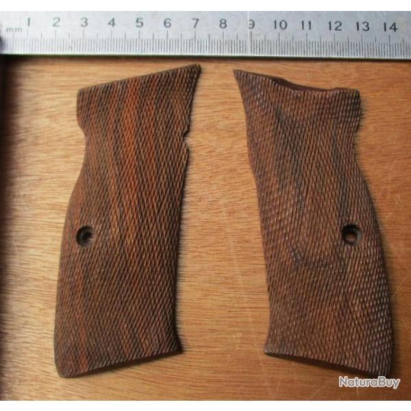 Jeu de plaquettes pistolet BOIS