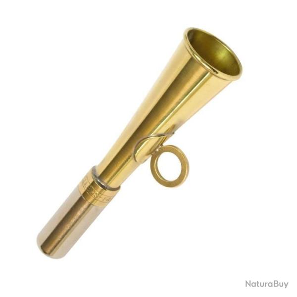 Corne de poche Elless laiton poli - 12 cm