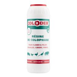 Plumaison : R&eacute;sine de Colophane