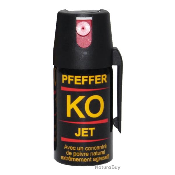 A�rosol lacrymog�ne poivre KO JET [40 ml]