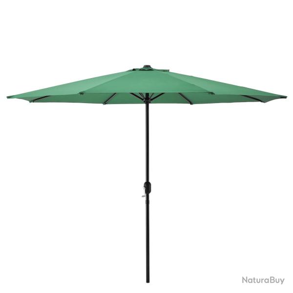 Parasol de jardin r�sistant au rayonnement UV imperm�able polyester acier 300 cm vert 03_0005911