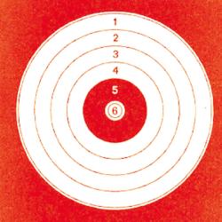 1000 cibles cartonn&eacute;es 14 x 14 cm loisirs