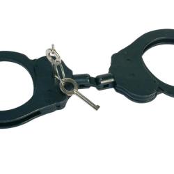 Menottes noires double verrou