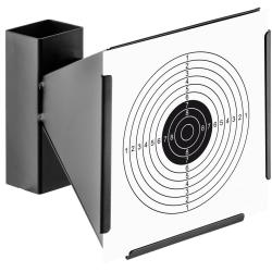 Porte cible conique 14 x 14 cm en acier