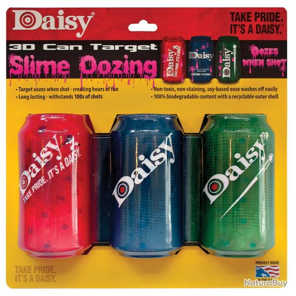 Cible Daisy 3 canettes 3D