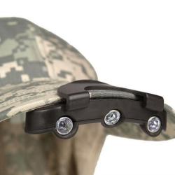 Lampe pour casquette 3 leds