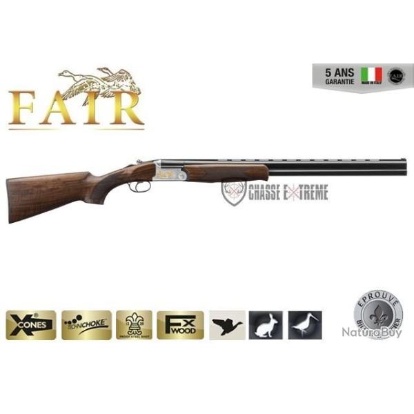 Fusil Superpos� FAIR Classic Acier Ejecteur Silver Cal.12/76 71cm Mono d�tente