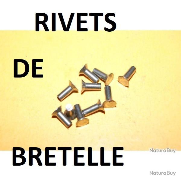 10 rivets de bretelle enrouleur MANUFRANCE ROBUST IDEAL PERFEX - VENDU PAR JEPERCUTE (d5t238)