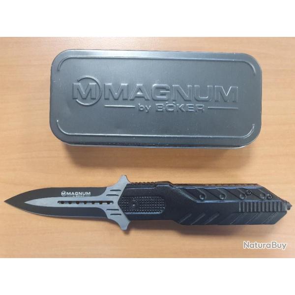 Couteau BOKER MAGNUM Rocket - Lame 90mm - Manche aluminium - Clip