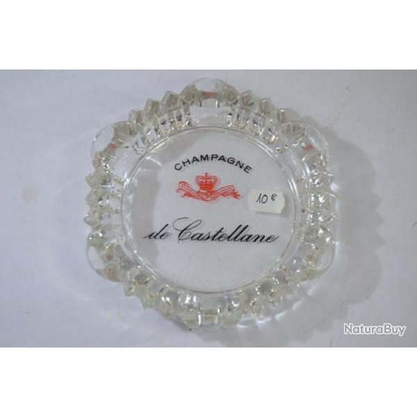 Cendrier publicitaire Champagne de Castellane, ann�es 1980 ??
