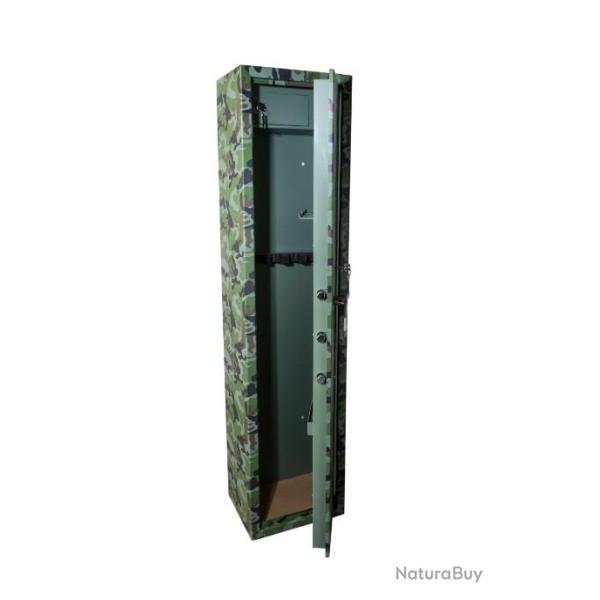 ARMOIRE A FUSILS A CLE ASPECT CAMOUFLAGE - 5 FUSILS - TCM/5 - TECHNOSAFE