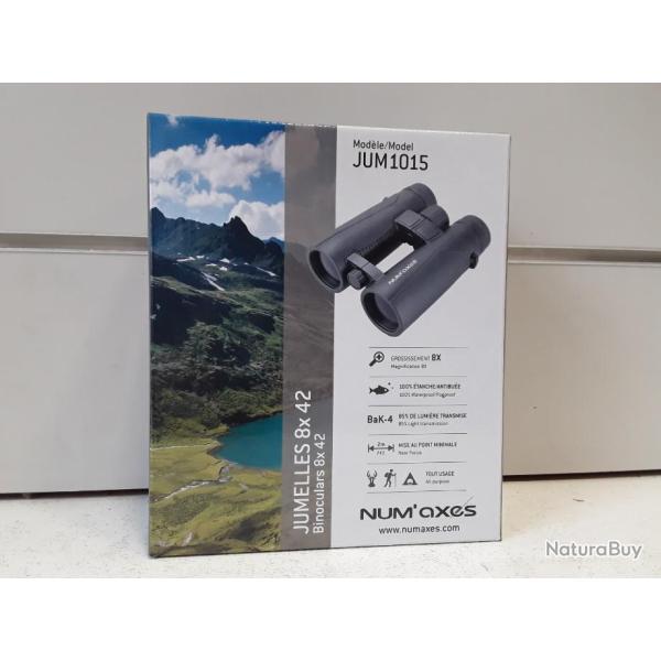 6530 PAIRES DE JUMELLES NUMAXES JUM1015  8X42 NEUF