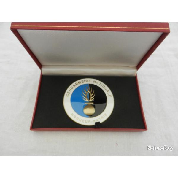 coffret m�daille de table militaire Gendarmerie