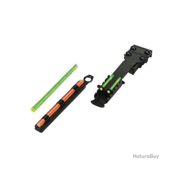 Ensemble de vis�e Tombuster II hausse et guidon - Hi-Viz
