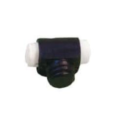 Guidon blanc &agrave; visser.Diam. 3,5 mm