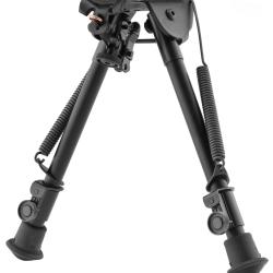 Bipied Harris 2 positions - T&ecirc;te fixe.: LM-1A2 : Hauteur : 6 &agrave; 9" - 15 &agrave; 23 cm