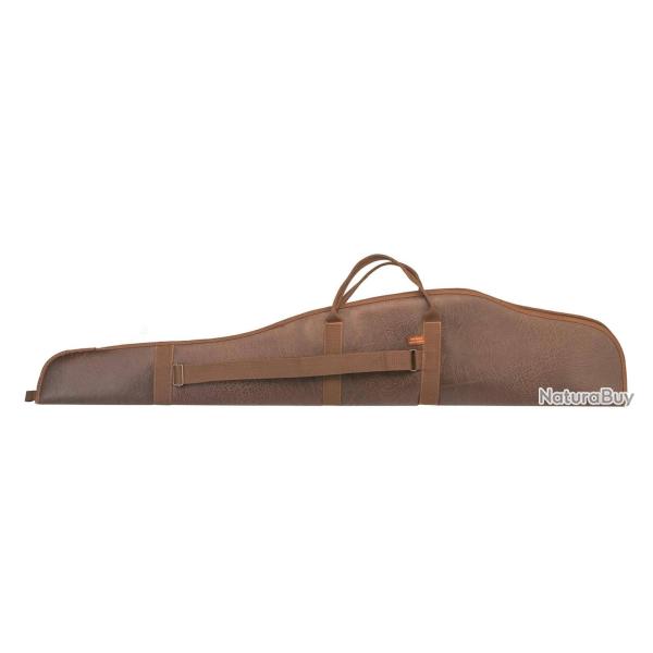 Fourreau en vinyle marron pour carabine et lunette. L,115