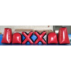 Kit 6 obstacles Swap noirs rouges