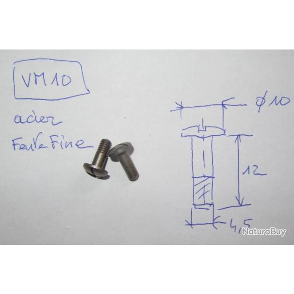 Paire de vis mtaux (VM10)