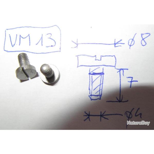 Paire de vis mtaux pour glissant(VM13)