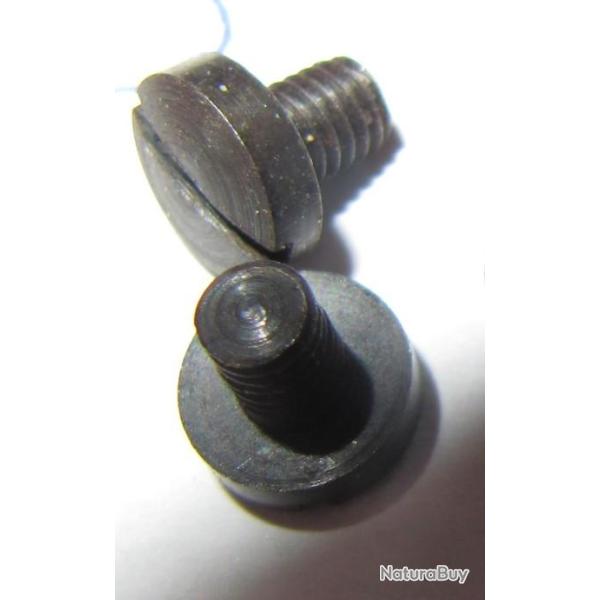 Paire de vis m�taux pour plaquette de crosse pistolet/revolver VM15)