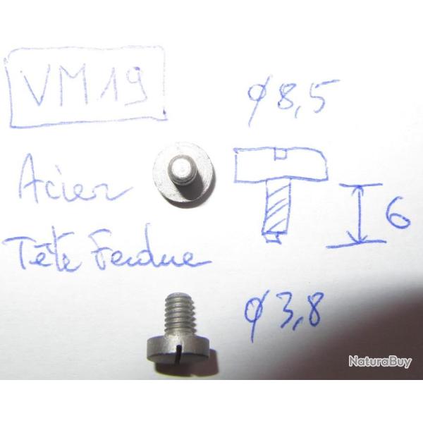 Paire de vis mtaux pour glissant VM19)