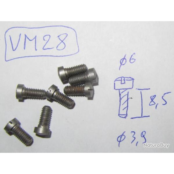 lot de 2 vis mtaux  (VM28)