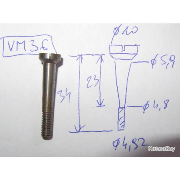 lot de 2 vis mtaux  (VM36)