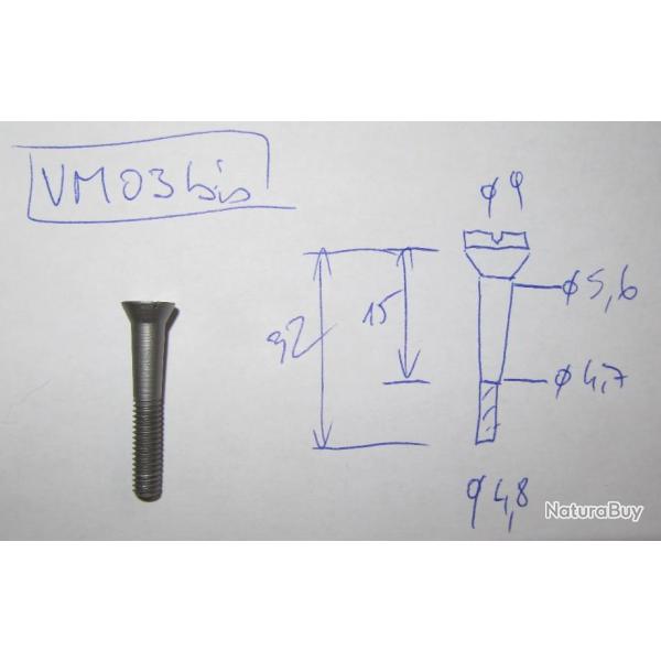 lot de 2 vis mtaux  (VM03 bis)