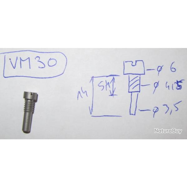 lot de 2 vis mtaux  (VM30)