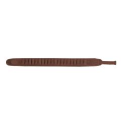 Cartouchi&egrave;re daim velours marron &agrave; tubes - Cal 12