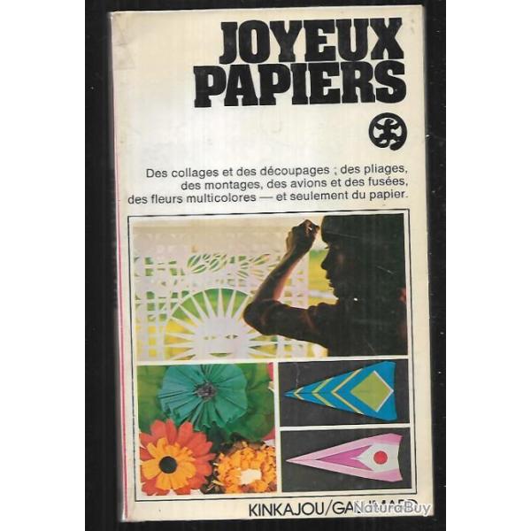 joyeux papiers , collages , d�coupages ,pliages ,origamis , format poche